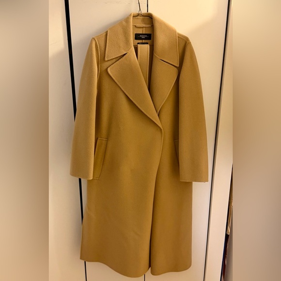 Max Mara Manu 100% Virgin Wool Belted Trench Coat - Picture 6 of 10